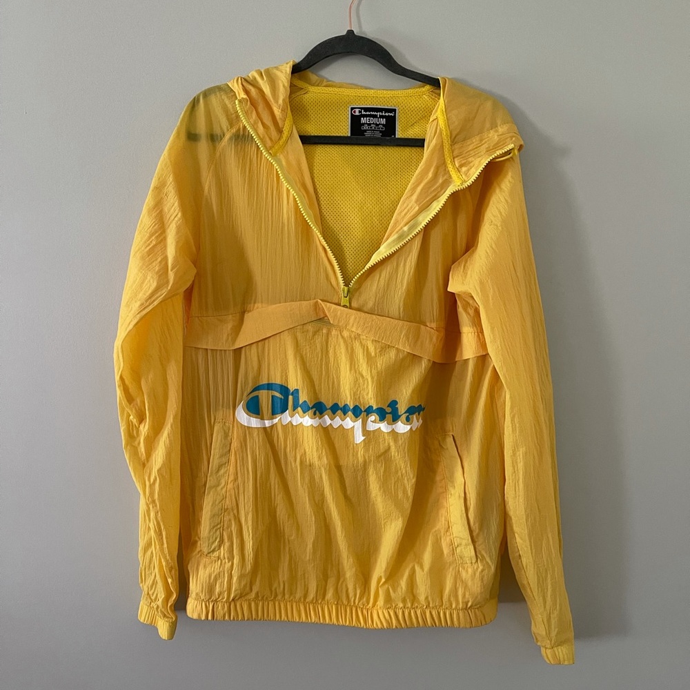Medium Yellow Champion Windbreaker